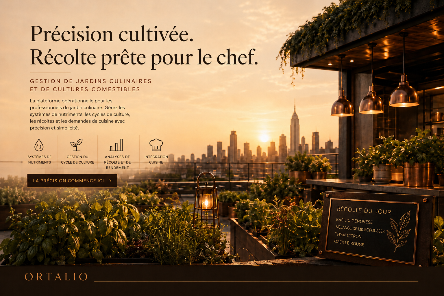 Ortalio pre-launch visual